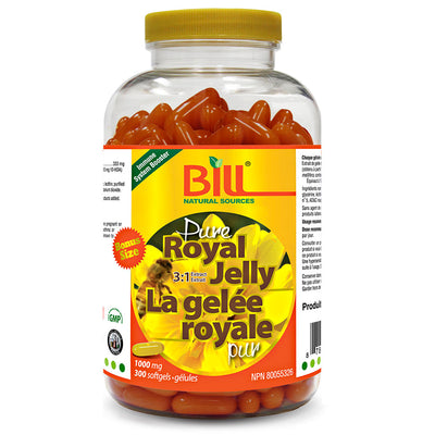 BILL Natural Sources® Pure Royal Jelly 1000mg 300 Softgels