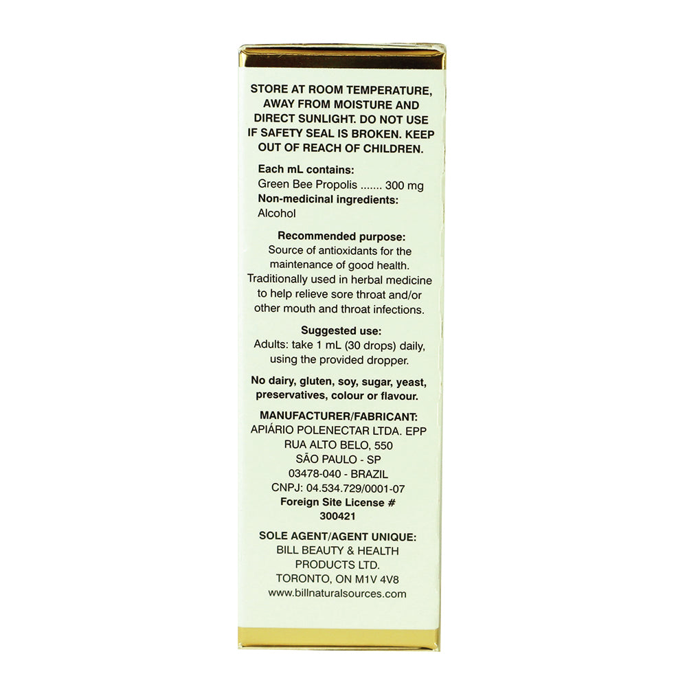 Polenectar® Green Bee Propolis Liquid (Wax Free 60) 30ml