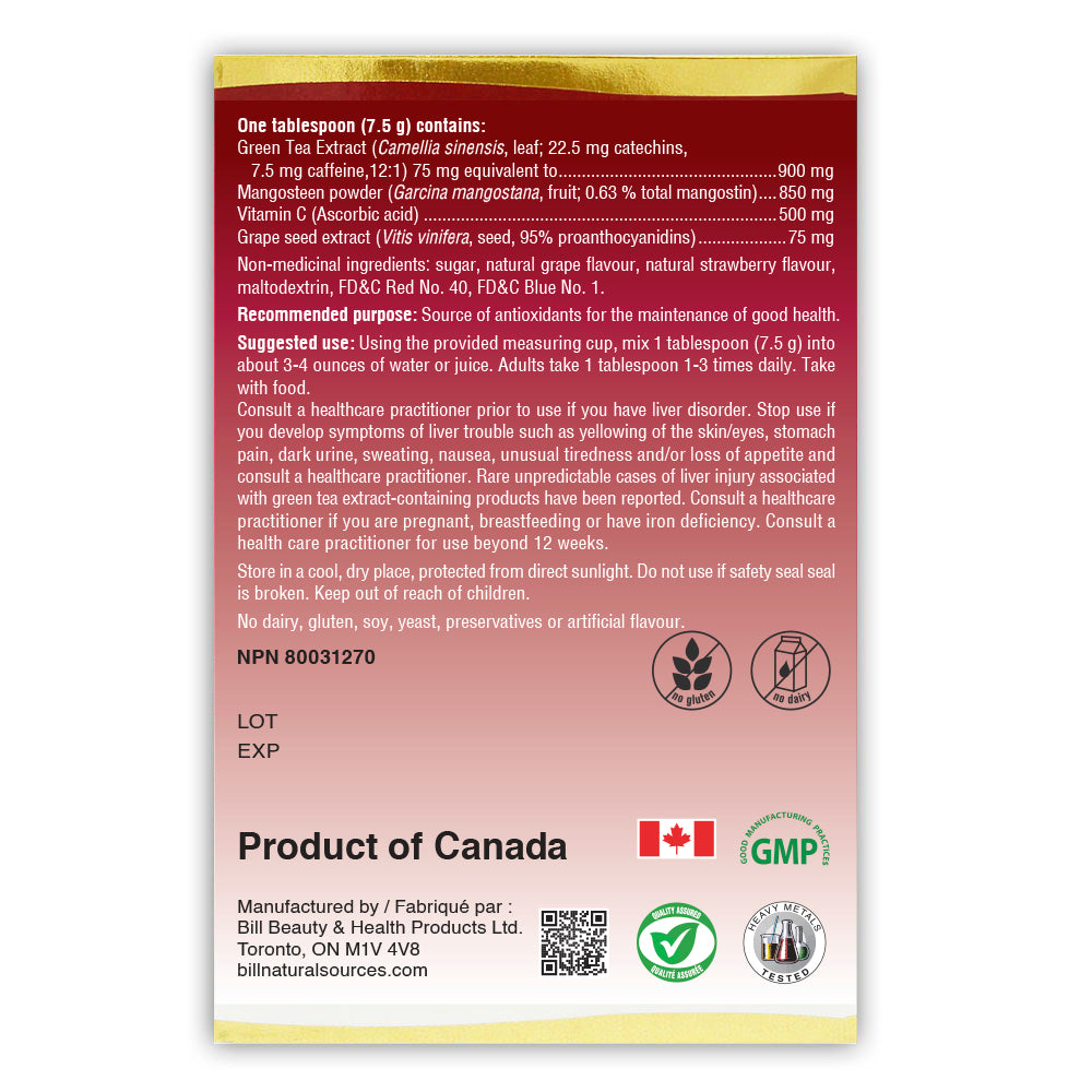 BILL Natural Sources® Mangosteen Drink Powder 300g