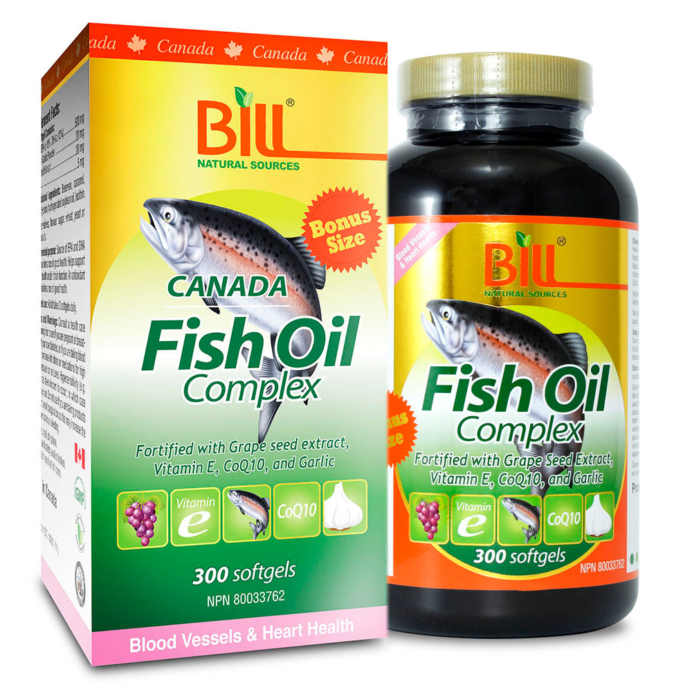 BILL Natural Sources® Fish Oil Complex Softgels