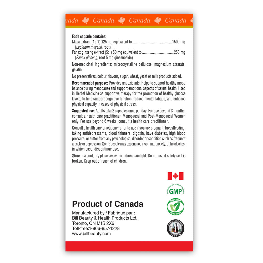 Wellbear Maca (Ginseng Peruviano) 600 Mg, 60 Capsule - Foto 6