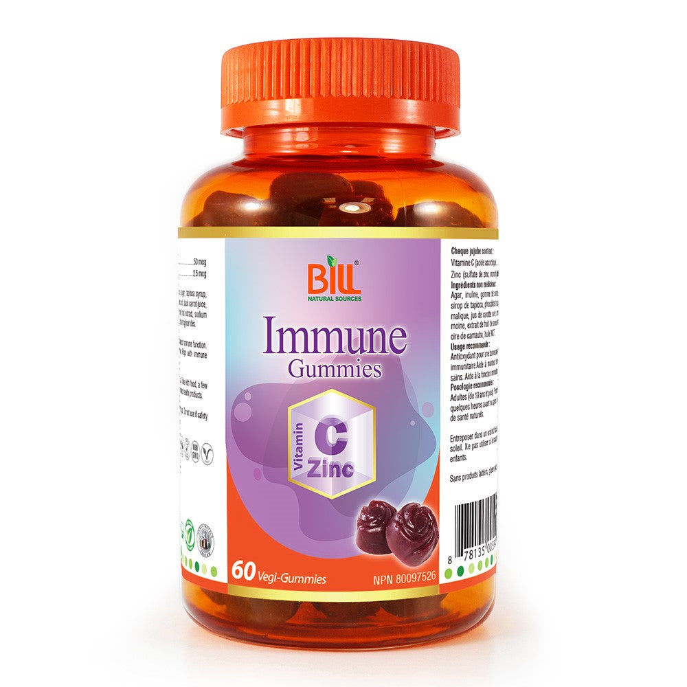 BILL Natural Sources® Immune 60 vegetarian gummies
