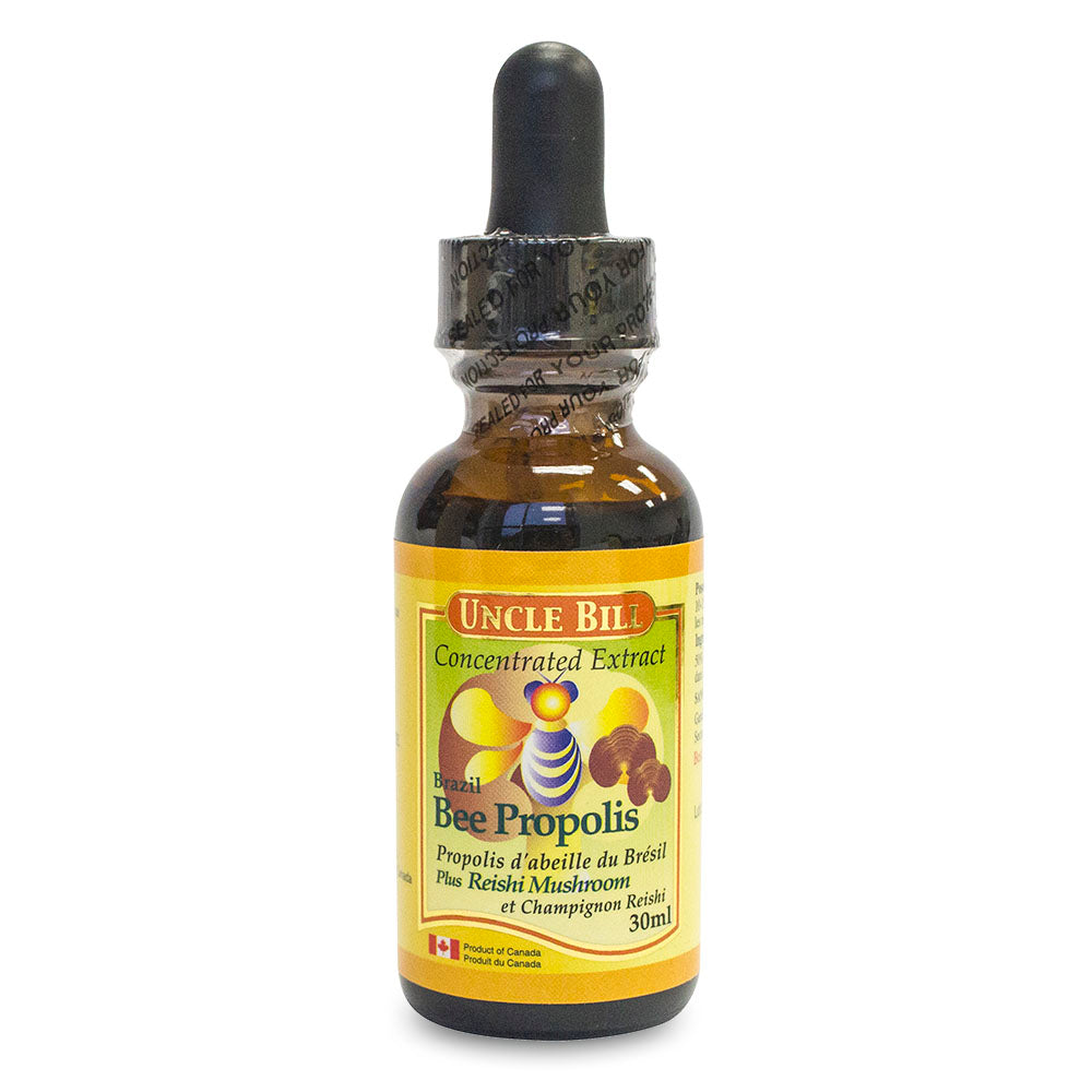 UNCLE BILL® Brazil Bee Propolis with Reishi (Alcohol Free)