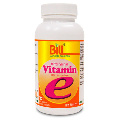 BILL Natural Sources® Vitamin E 400IU 120 Softgels