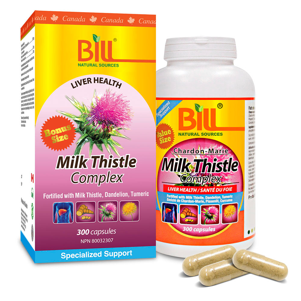 BILL Natural Sources® Milk Thistle Complex Capsules