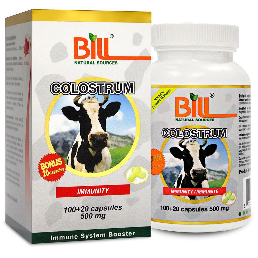 BILL Natural Sources® Colostrum  500mg 120 Capsules