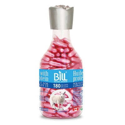BILL Natural Sources® Facial Oil with Placenta Protein with Squalene & Vitamin E SPF15 Gelcaps