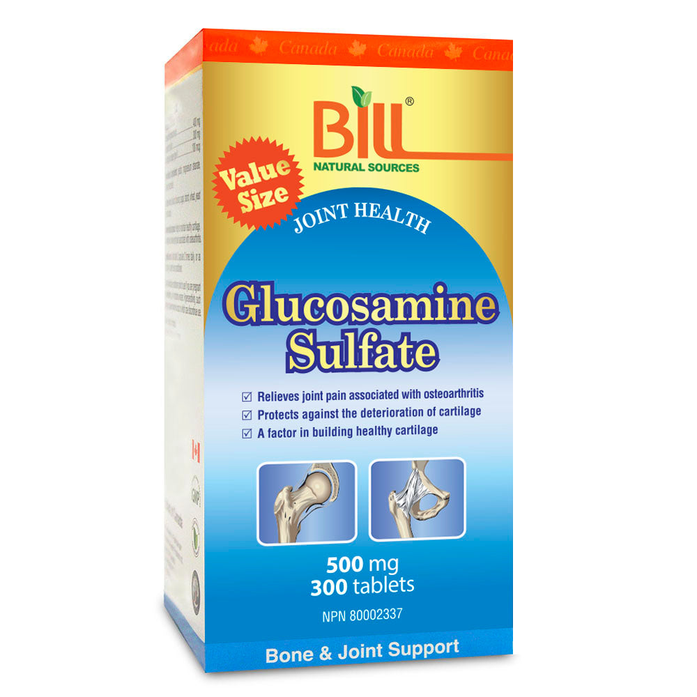 BILL Natural Sources® Glucosamine Sulfate 500mg