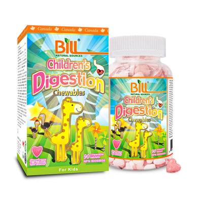 BILL Natural Sources® Children's Digestion 90 Chewable Tablets