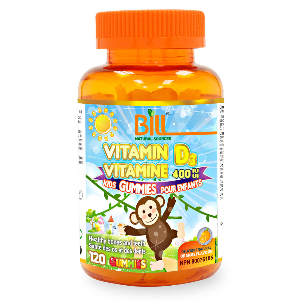 BILL Natural Sources® Vitamin D3 400IU  Kids
