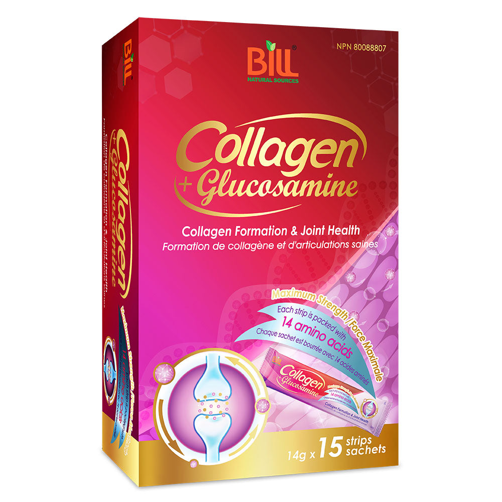 BILL Natural Sources® Collagen 10 g + Glucosamine 1500 mg Powder
