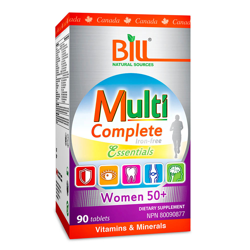 BILL Natural Sources® Multi Complete Essentials For Women 50+ 90 tablets