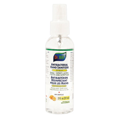 Dr. BILL Antibacterial Hand Sanitizer in Spray 59ml (Lemon Flavour)