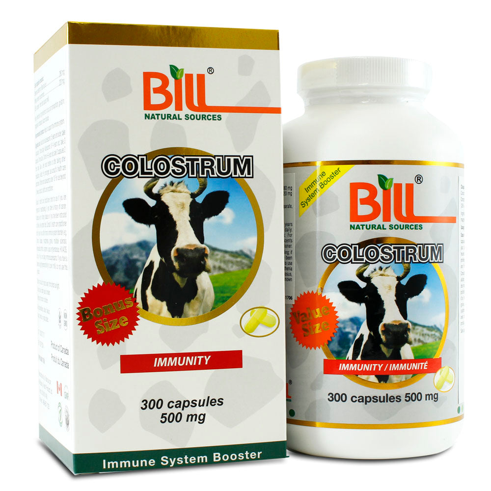BILL Natural Sources® Colostrum with Whey Protein 300 Capsules