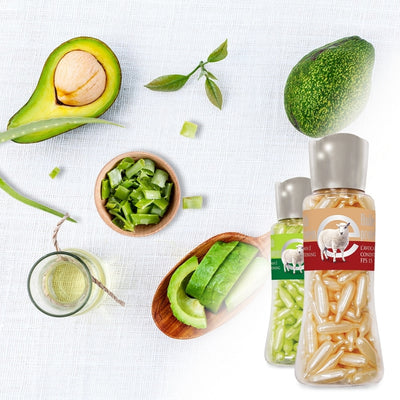 BILL Natural Sources® Facial Oil with Placenta Protein with Avocado & Vitamin E SPF15 Gelcaps