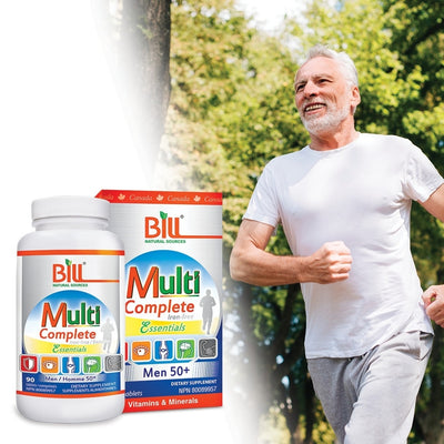 BILL Natural Sources® Multi Complete Essentials For Men 50+ 90 tablets