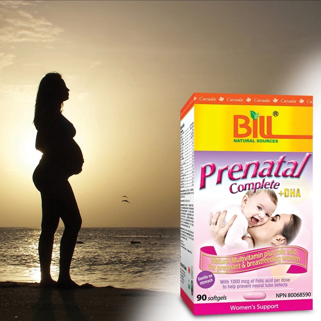 BILL Natural Sources® Prenatal Complete with DHA 90 Softgels